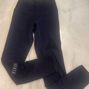 Fleo Dark Blue & Black Leggings El Toro Small